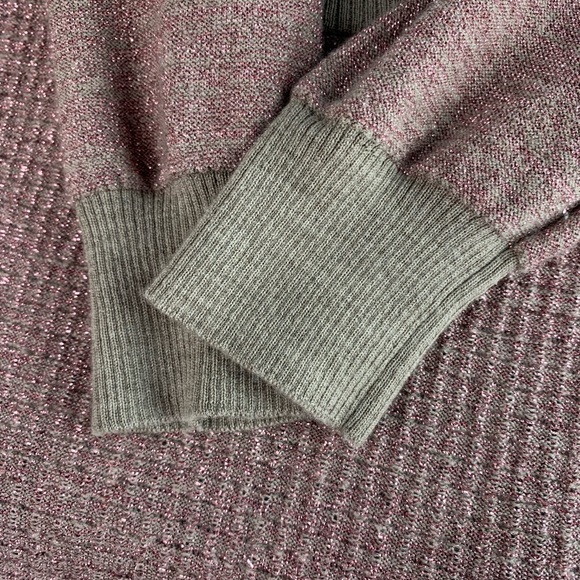 Rochas Italy Wool Lurex Sweater Pink 46IT 8 10 - Picture 6 of 8